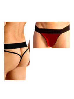 Suspensorio Masculino Rojo 2 tiras V Pasionel