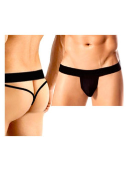 Suspensor Masculino Negro 2 tiras V Pasionel