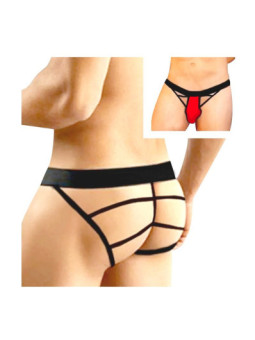 Suspensor Masculino de Red Trasera Rojo Pasionel