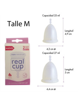 Kit de copas menstruales Medium
