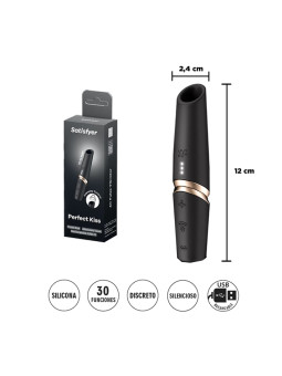 Perfect Kiss - Estimulador por ondas de presion con carga USB