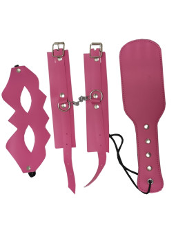 Kit Bondage BDSM 3 Piezas Rosa