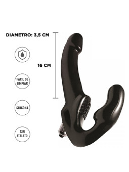 Gun Large Negro con Vibrador