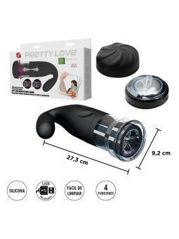 Masturbador sube/baja, rotación y carga USB