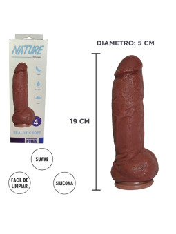 (19 cm x 5 Ø) Suck Cyber Nature Mulato, modelo 4