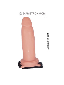 (14cm x 4,5ø) Prótesis con Arnés