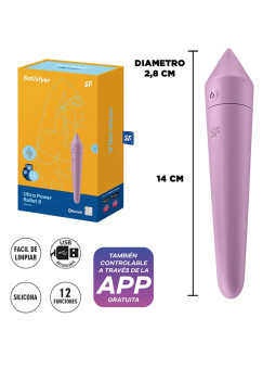 Bala Ultra power bullet con bluetooth y carga USB