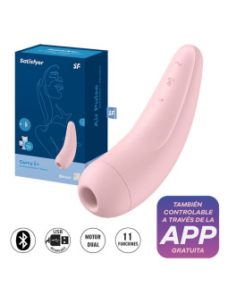 Satisfyer Curvy 2 succcionador de clitoris con control mediante bluetooth